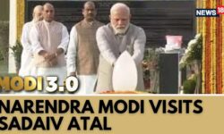 PM-designate Narendra Modi Visits Sadaiv Atal To Pay His Tribute | PM Modi Oath Ceremonu | News18