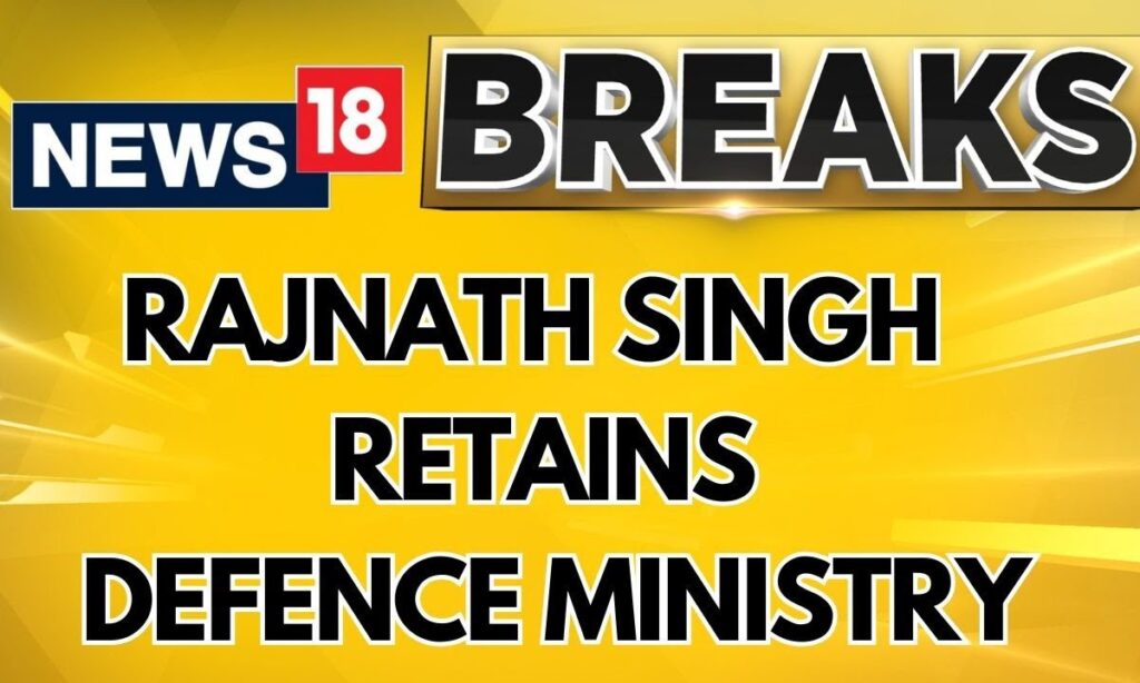 Rajnath Singh Retains Defence Ministry Under Modi 3.0, S Jaishankar Retains EAM | English News