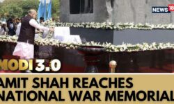 Modi 3.0 Cabinet | Home Minister Amit Shah Reaches National War Memorial | English News | News18