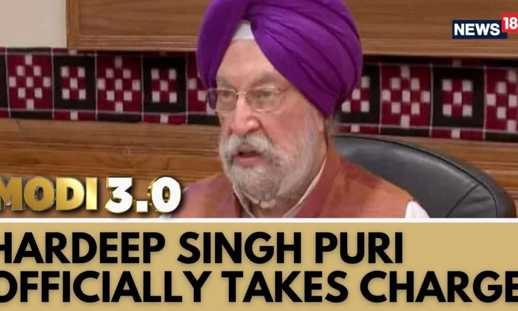 Modi 3.0 Cabinet: Hardeep S Puri Takes Charge As Minister Of Petroleum & Natural Gas | News18