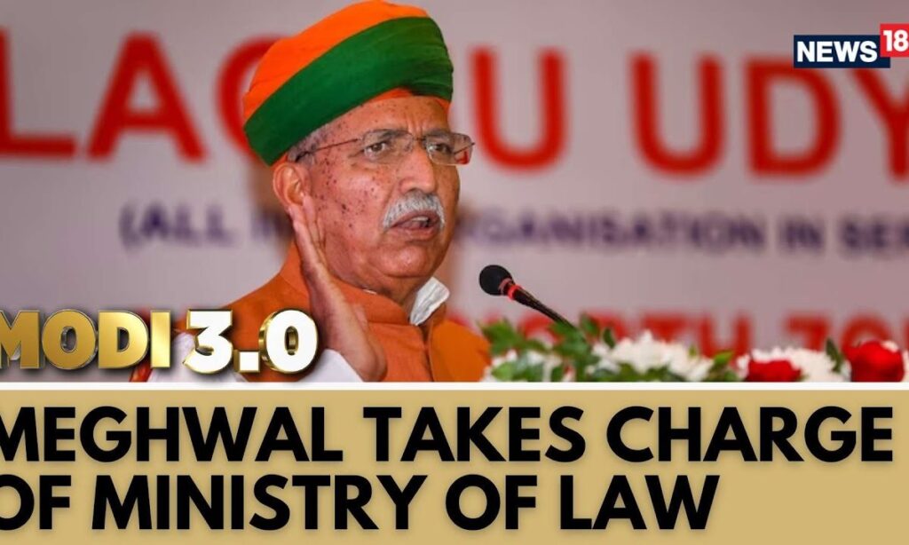 Arjun Ram Meghwal Takes Charge Of Ministry Of Law And Justice | Modi 3.0 Cabinet | English News