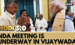 NDA Legislative Party Meet Is Underway Ahead Of Naidu's Swearing In Ceremony As CM | News18