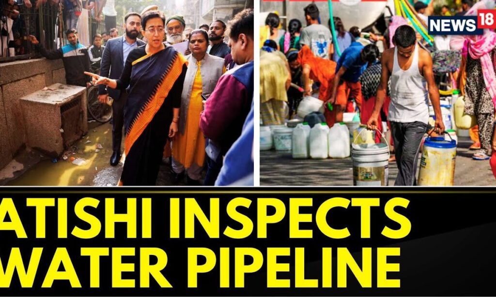Delhi Water Minister Atishi Inspects Key Water Pipeline Amid Shortage Concerns | Water Crisis