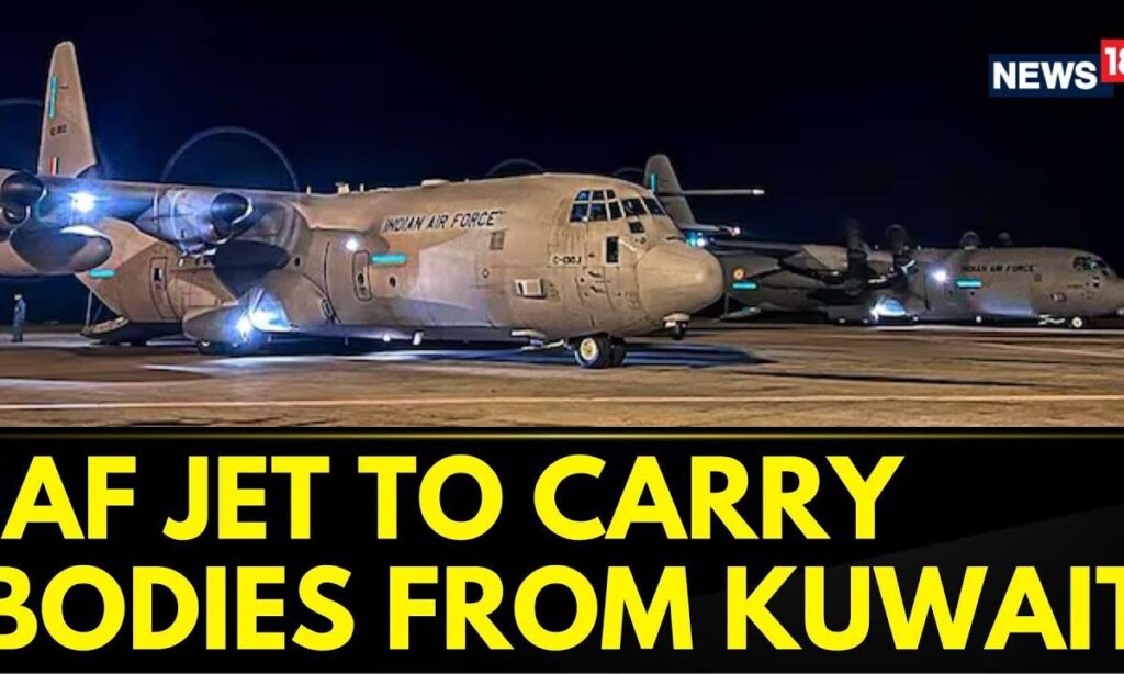 Kuwait Fire Tragedy: IAF Aircraft Carrying Bodies Of 45 Indians En Route To Kochi | English News