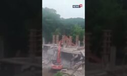 Amaravati : YSRCP's  Under-Construction Central Office In Tadepalli Was Demolished | N18S