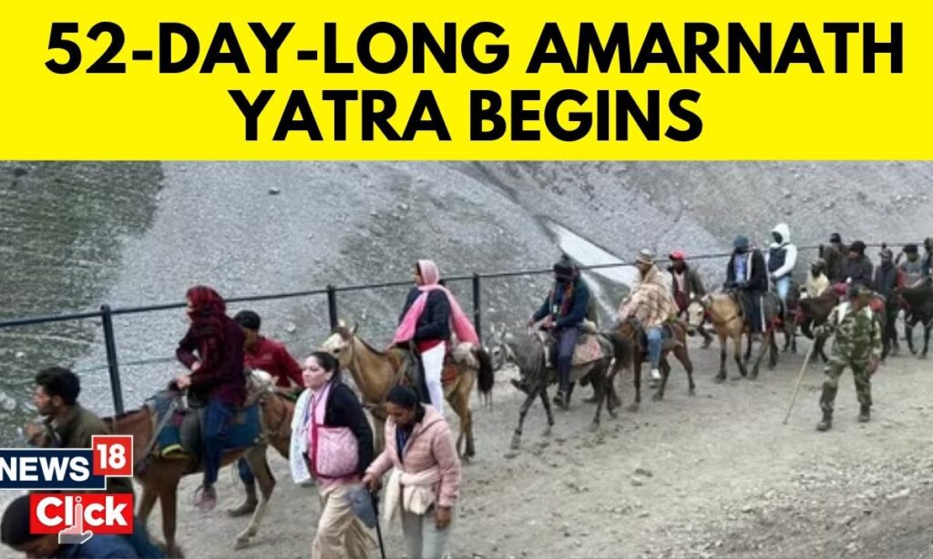 52-Day Amarnath Yatra Begins Today, Pilgrims Leave For Holy Cave