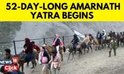 52-Day Amarnath Yatra Begins Today, Pilgrims Leave For Holy Cave