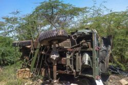 Soldier Killed, 4 Injured As Army Vehicle Falls Into Gorge in J&K