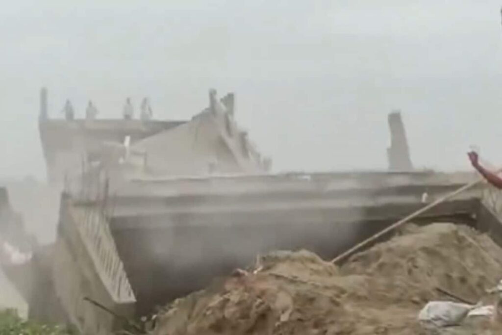 Bridge Built At Cost Of Rs 12 Crore Collapses In Bihar's Araria Before Inauguration | Video