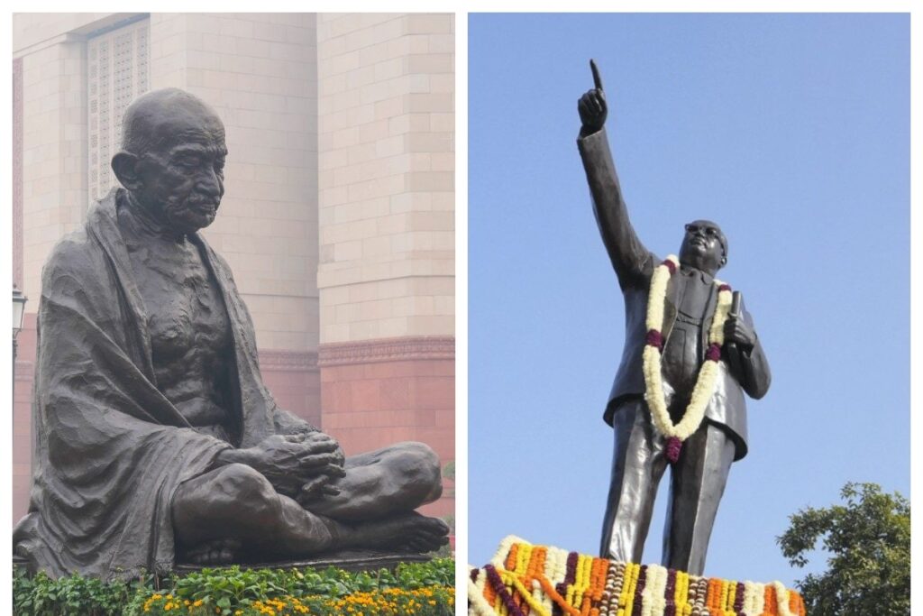 Kharge Writes To LS Speaker, RS Chairman; Seeks Relocation Of Gandhi, Ambedkar Statues Back