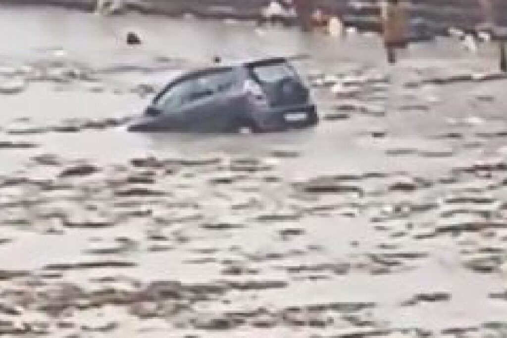 Video: Vehicles Float In Haridwar As Heavy Rains Brings Floods
