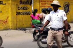 Tirunelveli Traffic Police Personnel Get Buttermilk And Pith Hats Amid Rising Temperatures