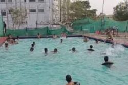 Srikakulam Boy Comes First In India's Underwater Swimming Competition