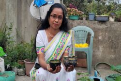 This West Bengal Woman Grows Lotus In Small Tea Cups