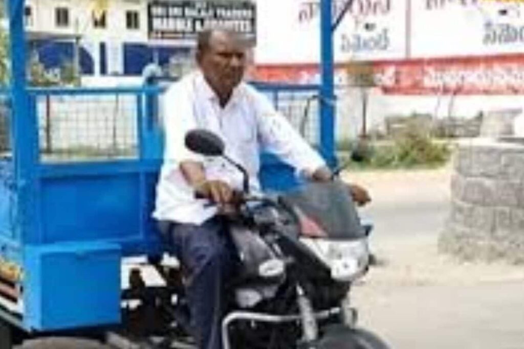Telangana Man Makes Electronic Cart With This Innovative Combination