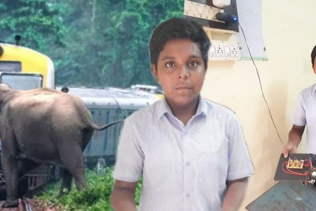 Class 10 Tamil Nadu Student Makes Device To Prevent Animal Deaths On Railway Tracks