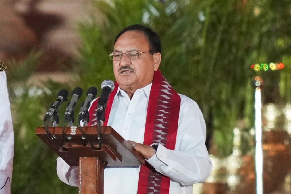 J P Nadda Appointed Leader of House in Rajya Sabha