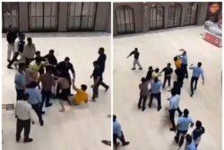 Man Thrashed At Garden Galleria Mall in Noida | Video