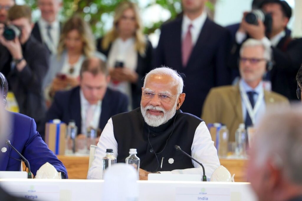 PM Modi Addresses G7 Session On AI, Energy, Highlights India’s Success In Leveraging Digital Technology
