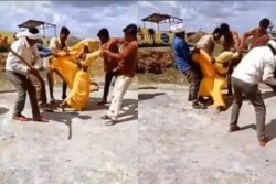 MP: One Held After Viral Video Shows Woman Assaulted Publicly in Dhar As Bystanders Film Act