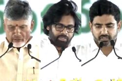 Chandrababu Naidu Takes Oath As Andhra Chief Minister, Pawan Kalyan As His Deputy