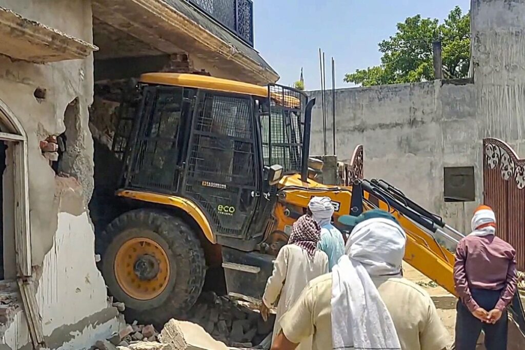 UP: 'Illegal' House of Slain Gangster Atiq Ahmad's Brother-in-law Razed in Prayagraj