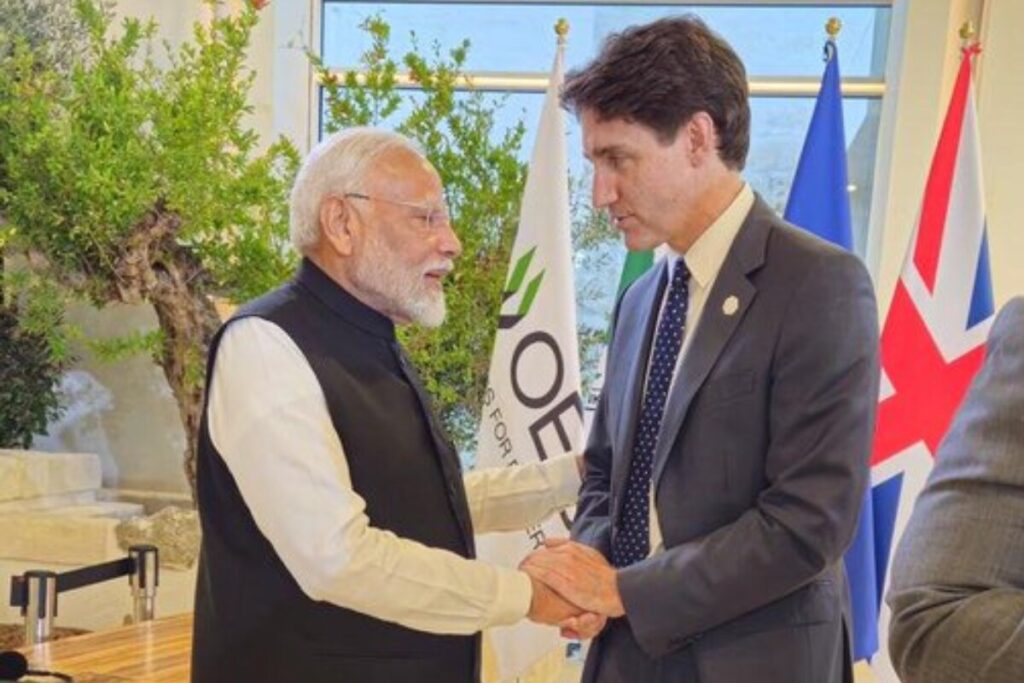 Committed To Work Together: Canadian PM Trudeau On Meeting With PM Modi On Sidelines Of G7