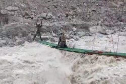 Watch: Indian Army Makes 150-foot Long Suspension Bridge In 48 Hours In Rain-hit Sikkim
