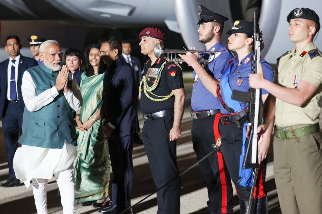 PM Modi Arrives In Italy For G7 Summit; Several Bilateral Meetings Lined Up With World Leaders