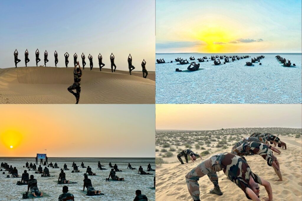 From Icy Ladakh To Serene Sikkim, Indian Soldiers Lead Yoga Day Celebrations With Zeal | Visuals