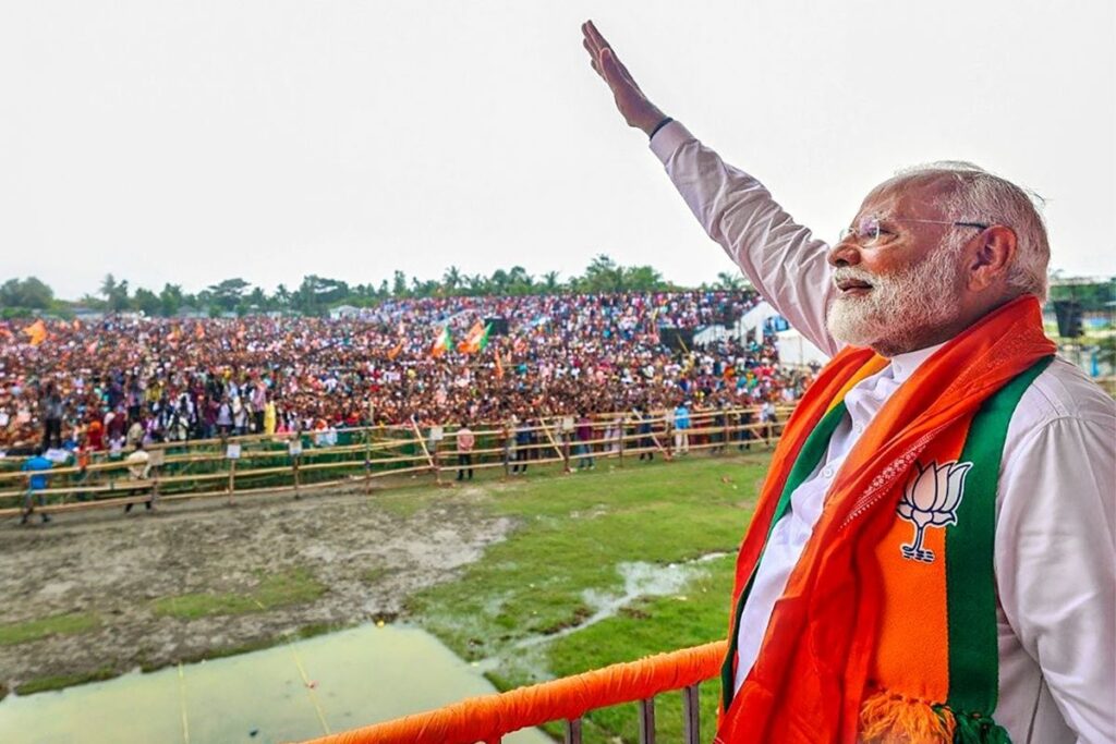 News18 Mega Exit Poll Predicts Modi 3.0 Loading with 305-315 Lok Sabha Seats for BJP, 355-370 for NDA