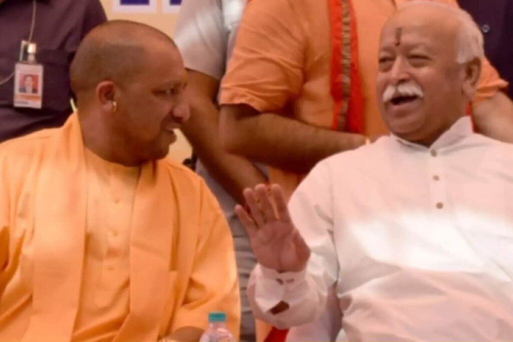 UP Chief Minister Yogi Adityanath And RSS Head Mohan Bhagwat Likely to Meet on June 15 for First Time after Lok Sabha Polls