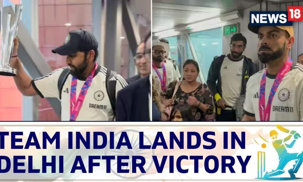Team India Lands In Delhi After Grand T20 World Cup Victory in Barbados | English News | News18