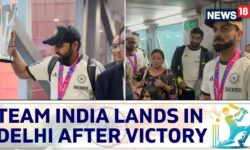Team India Lands In Delhi After Grand T20 World Cup Victory in Barbados | English News | News18