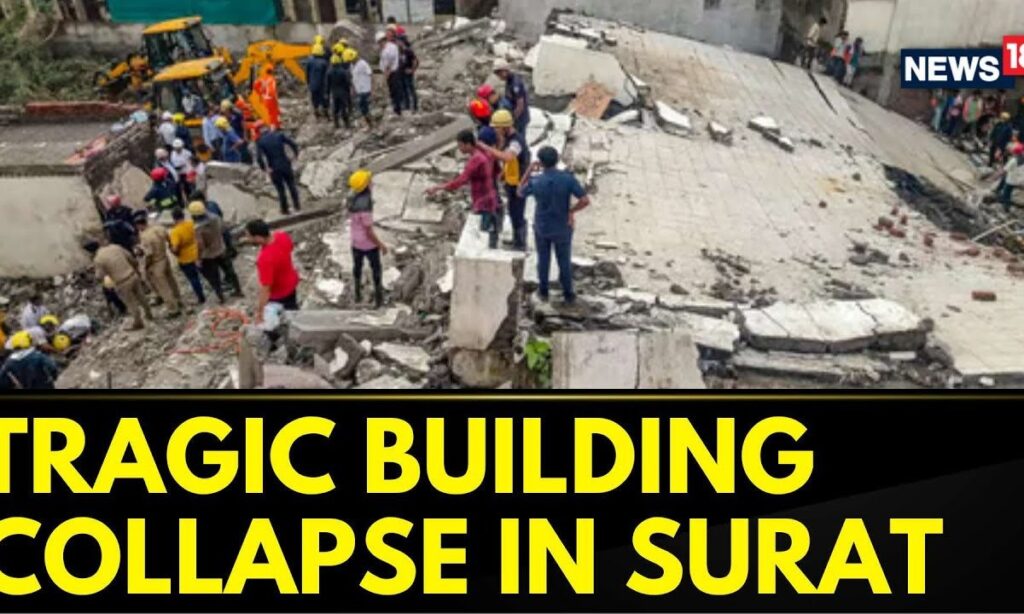 7 Dead As Six-storey Building Collapses In Gujarat's Surat, Many Feared Trapped | Gujarat News