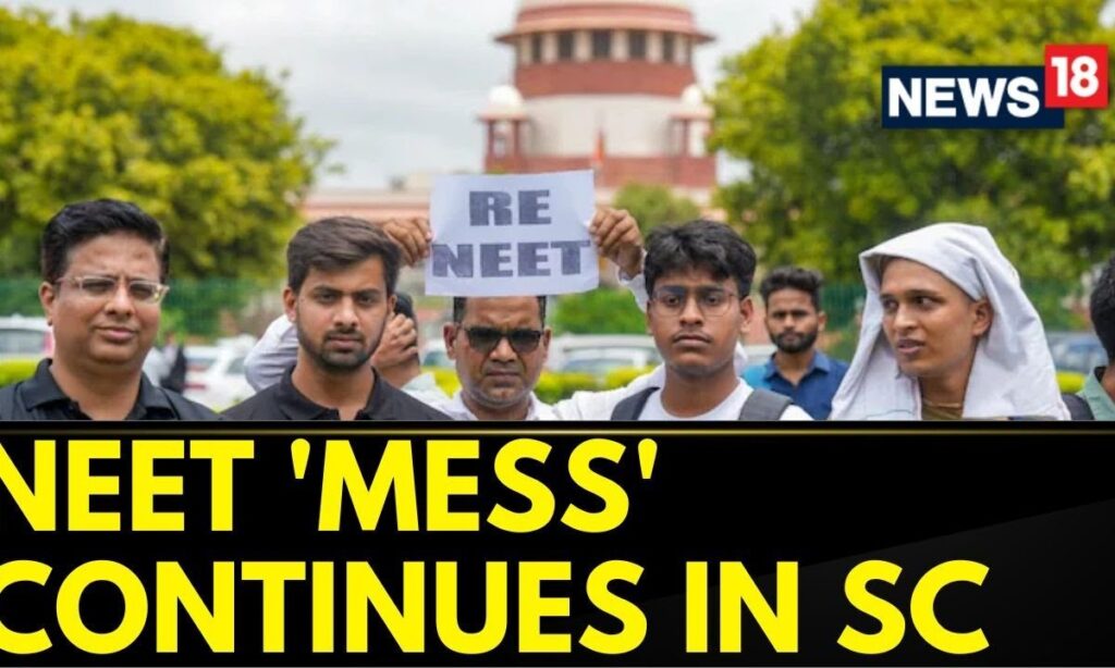 NEET-UG Exam Row:  Supreme Court Continues To Hear Batch Of Petitions In NEET Exams Row | News18