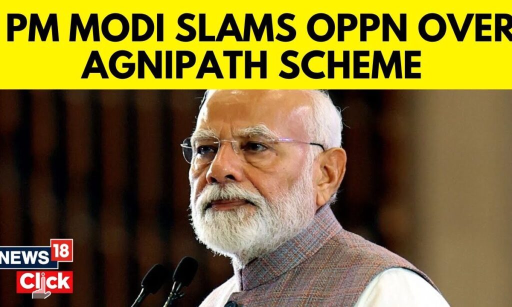 PM Modi Speech Latest | PM Modi Slams Opposition Over Agnipath Scheme | English News | News18 | N18V