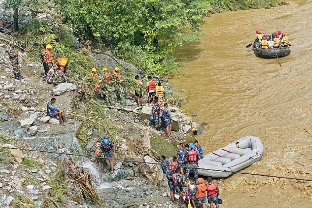 Nepal: 19 Bodies Recovered After Landslide Swept Two Buses Into River