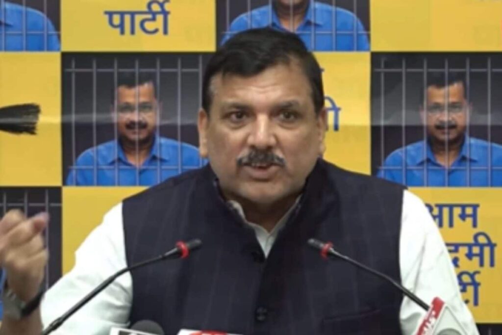 AAP MP Sanjay Singh Accuse BJP of 'Messing' with CM Kejriwal's Health