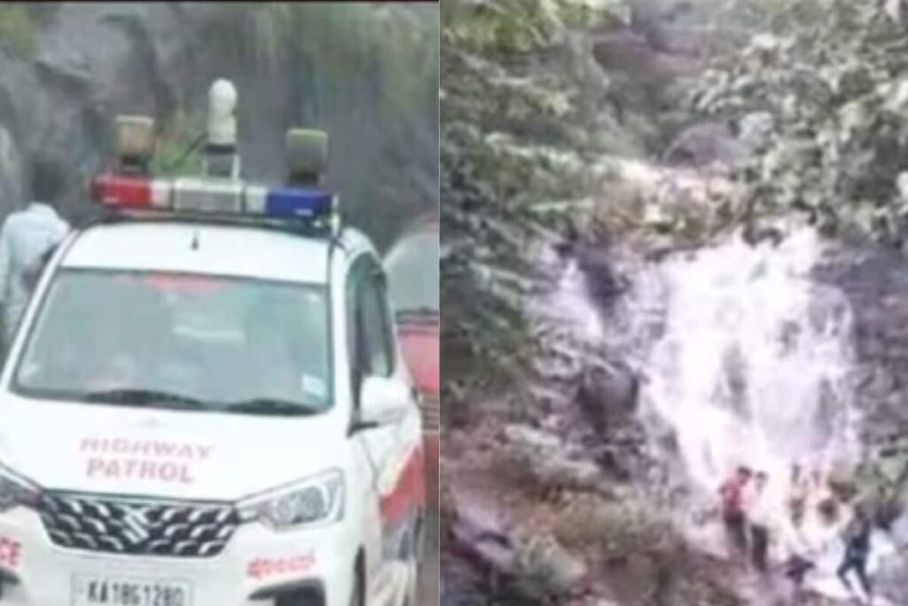 Police Confiscate Violators’ Clothes For Bathing In Waterfall At Karnataka’s Charmadi Ghat