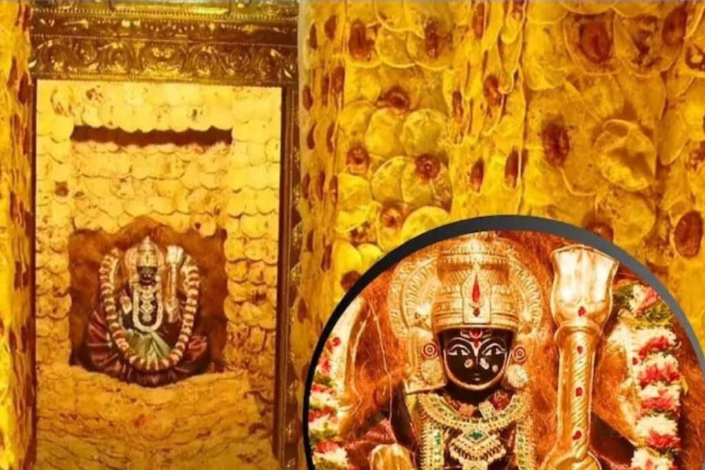 Karnataka’s Chamundeshwari Temple Adorned With 10,000 Holige To Celebrate Ashadha Month