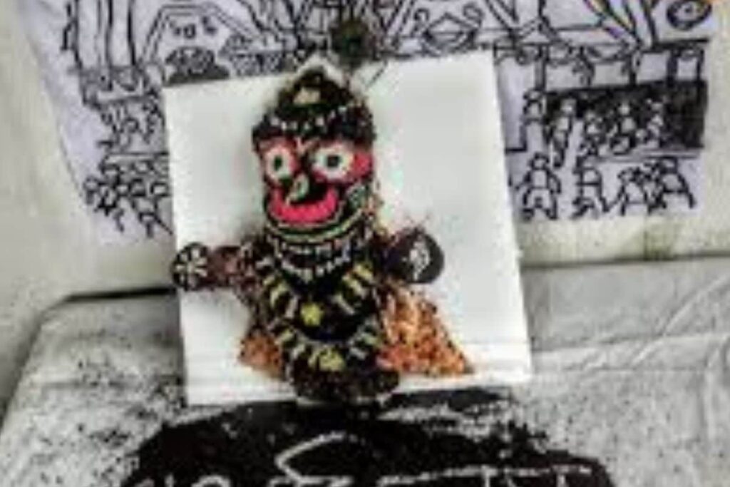 Bengal Artist Uses Tea Beans And Leaves To Craft Lord Jagannath Idol