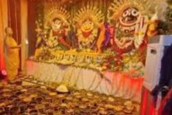 Mayapur ISKCON Temple Hosts Grand Rath Yatra For Lord Jagannath And Siblings