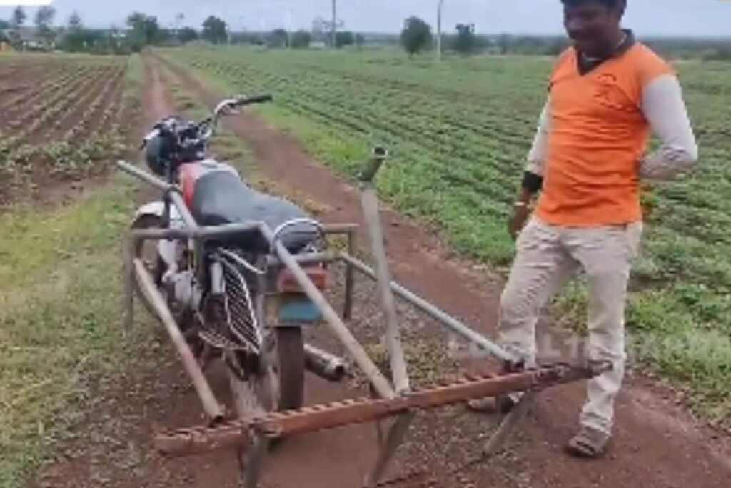 Belagavi Farmer's Technique To Pull Weeds From Field Is Innovation At It Best