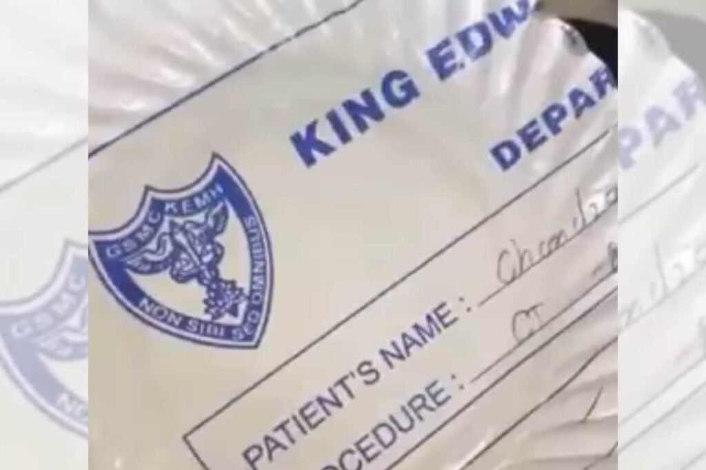 KEM Hospital Issues Notices To Six Staffers After Video Shows Paper Plates Made Of Patient Reports