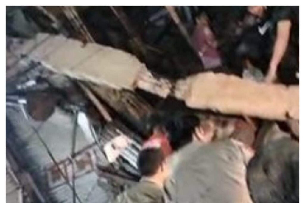 House Collapses After Heavy Rain At Delhi's Sabzi Mandi Area, Rescue Operation Underway