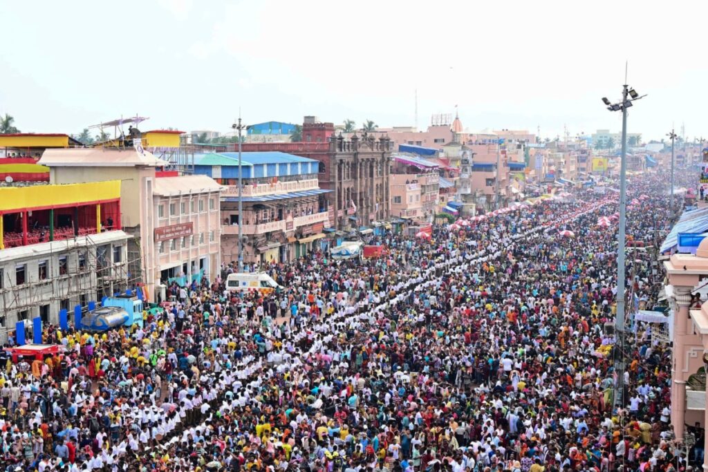 Two Dead, Over 130 Injured During Rath Yatra in Odisha