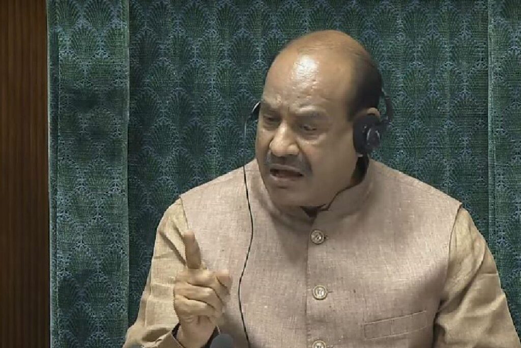 Speaker Om Birla Reprimands Minister For Keeping Hand In Pocket While Speaking