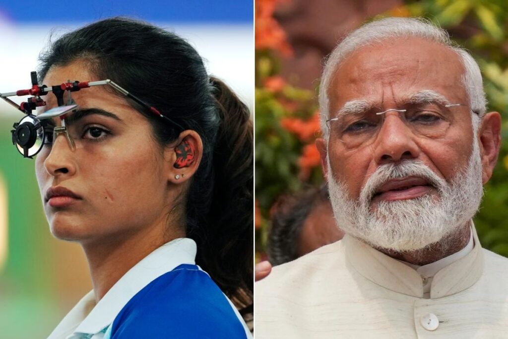 PM Modi Congratulates Manu Bhaker On Olympic Bronze Win