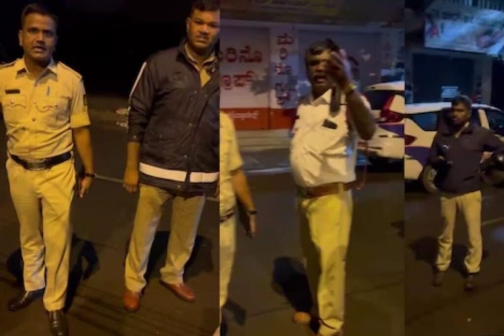 Who Will Take Him To Hospital? Bengaluru Police Officers Argue As Accident Victim Bleeds On Road | Video